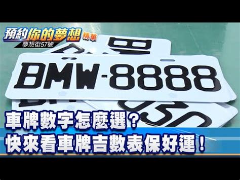 車牌尾數6|車牌數字吉凶指南：選出最旺你的好車牌號碼 